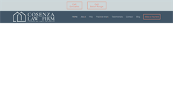 Desktop Screenshot of cosenzalaw.com